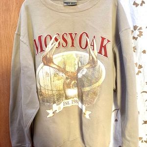 Thrifted Mossy Oak Crewneck